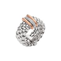 Anello Fope Donna Panorama in Oro bianco Diamante 0.08 Ct 58704AX_BB_B_RBR_00M - 58704AX_BB_B_RBR_00M
